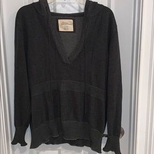 Ladies Gray Pullover Natural Reflections 2XL EUC